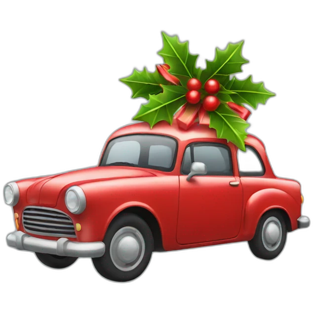 christmas car emoji