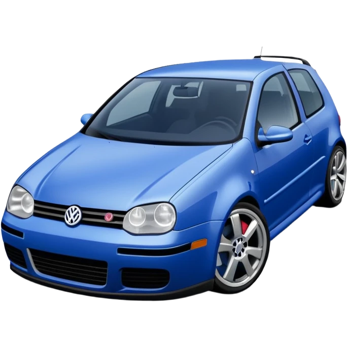 Volkswagen golf mk4 r32 blue emoji