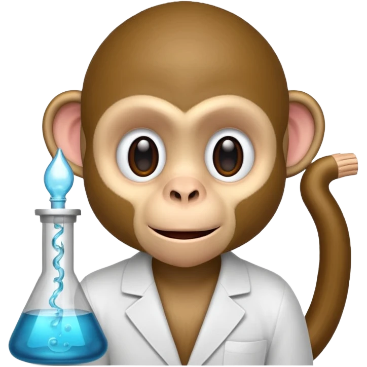 scienist monkey emoji