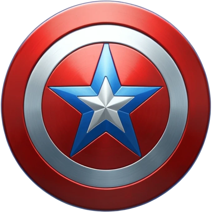 Captain America sheild emoji