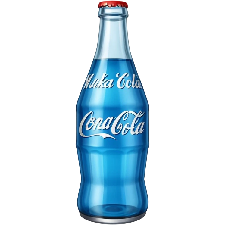 Nuka Cola blue bottle turn right emoji