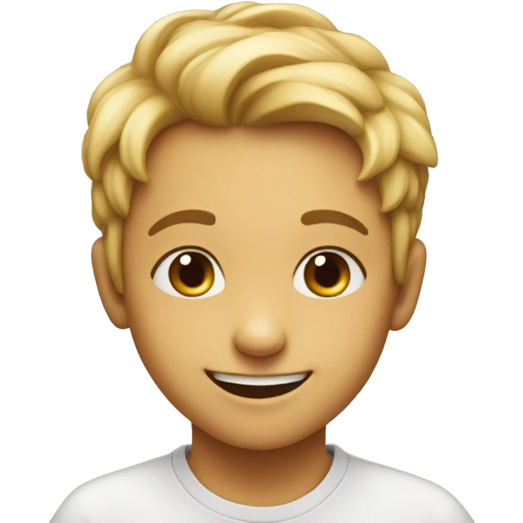 Smiling kid heart emoji