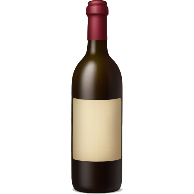 Wine bottle emoji