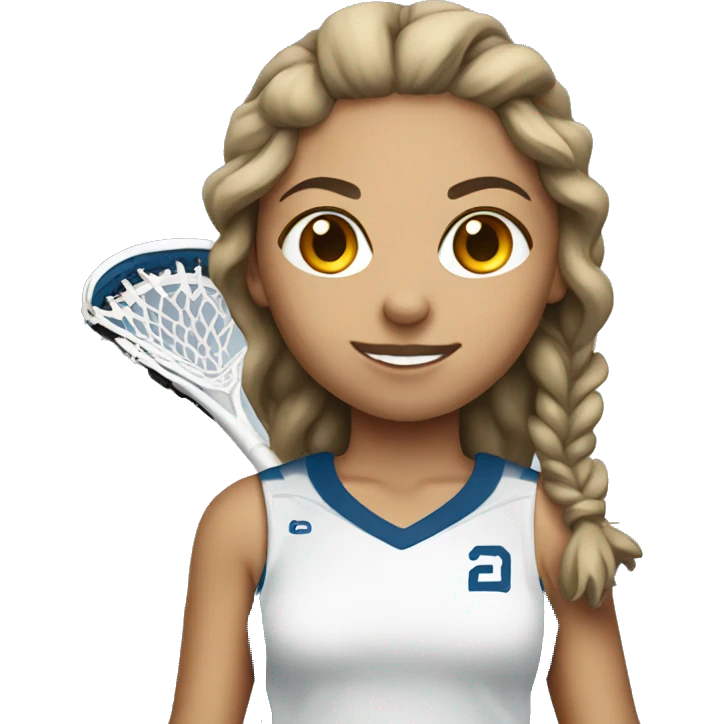Girl lacrosse player emoji