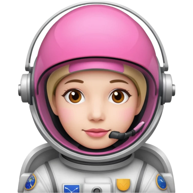 Astronauts with Pink Visors emoji