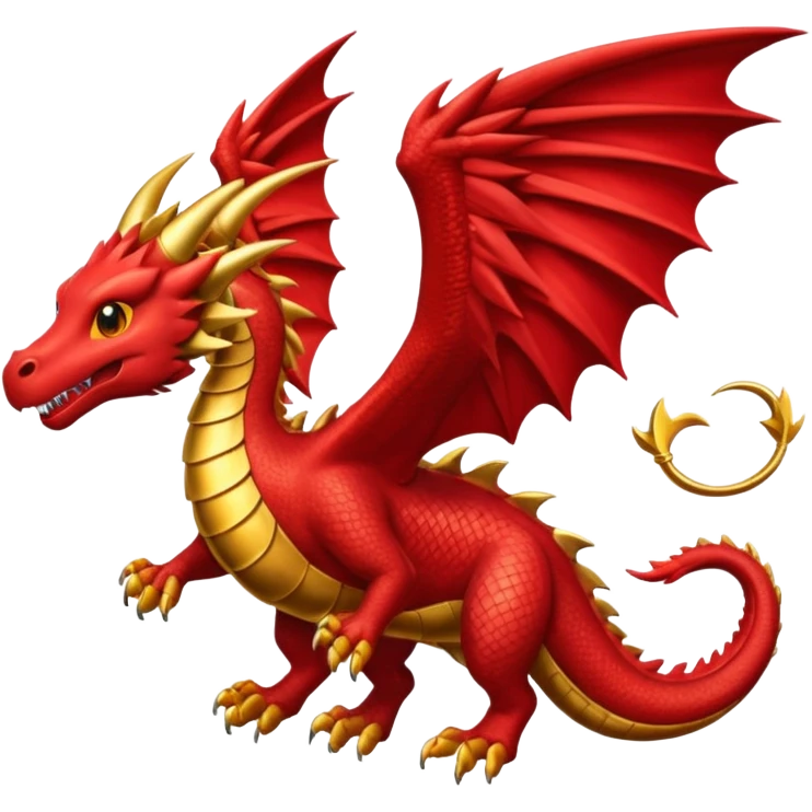 Dragón volando  emoji