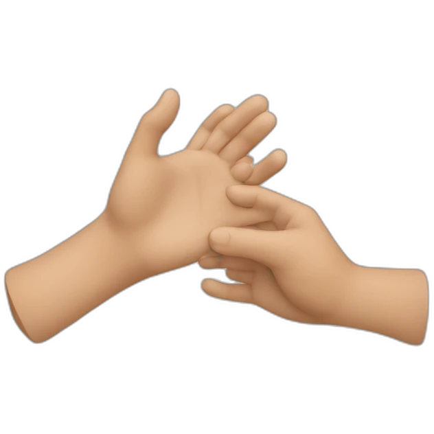 two hands throwing motion emoji