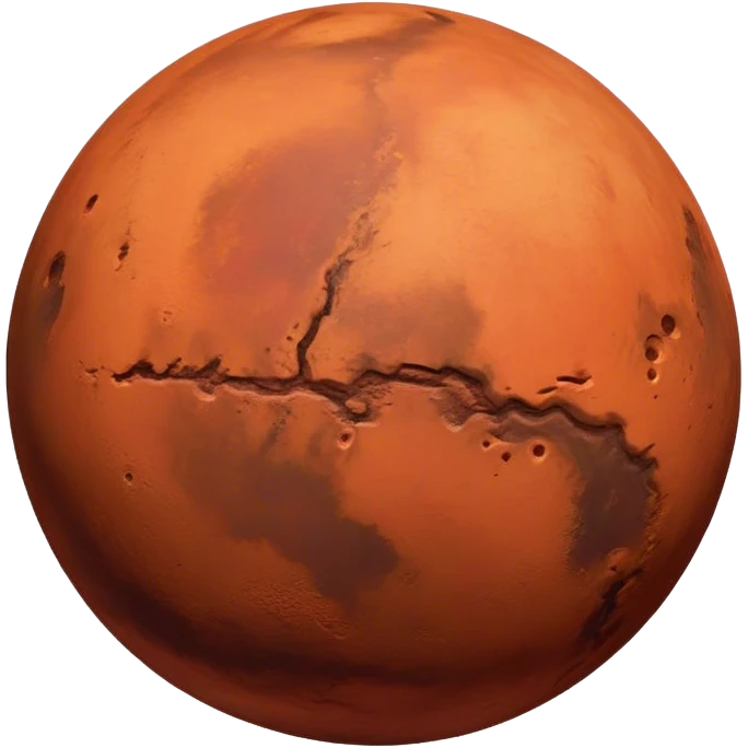 Planet Mars emoji