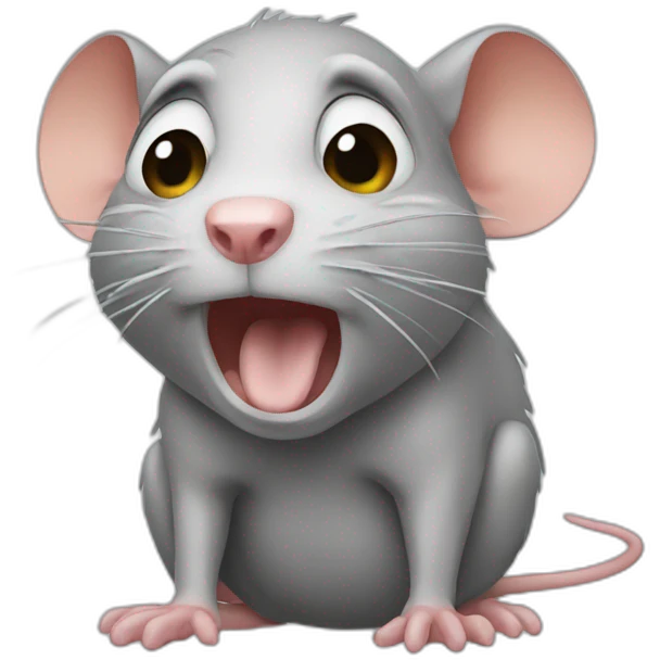 crying rat emoji