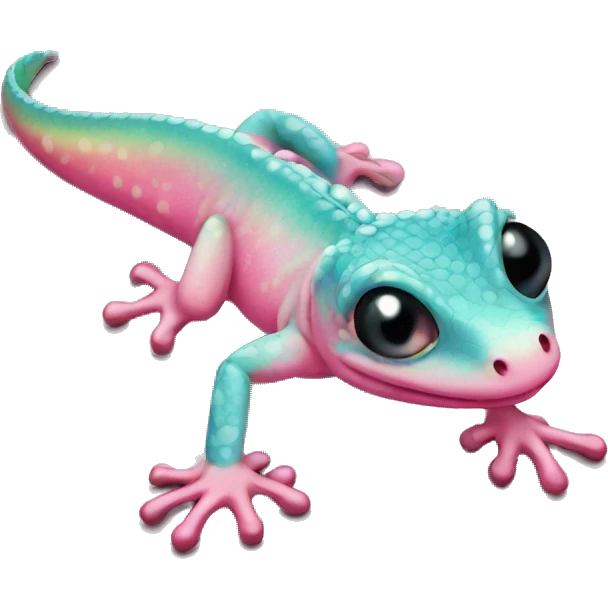 pink gecko emoji