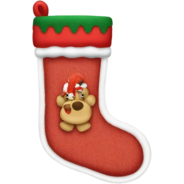 Christmas stocking emoji