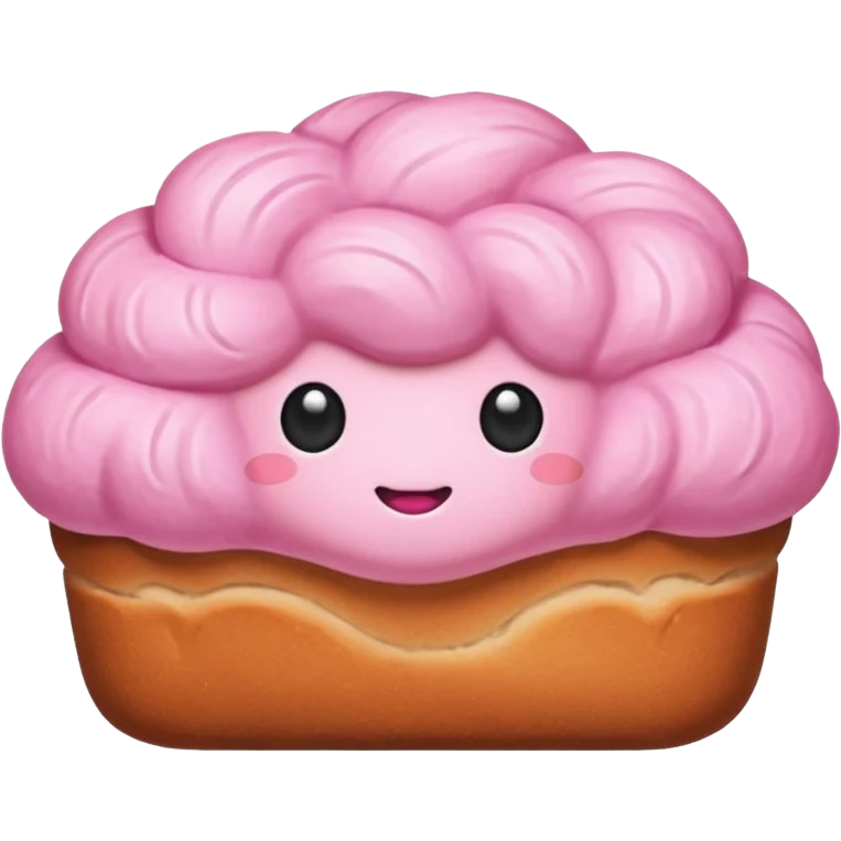 Pan rosado emoji