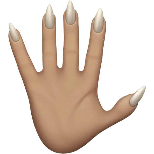 sharp nails emoji