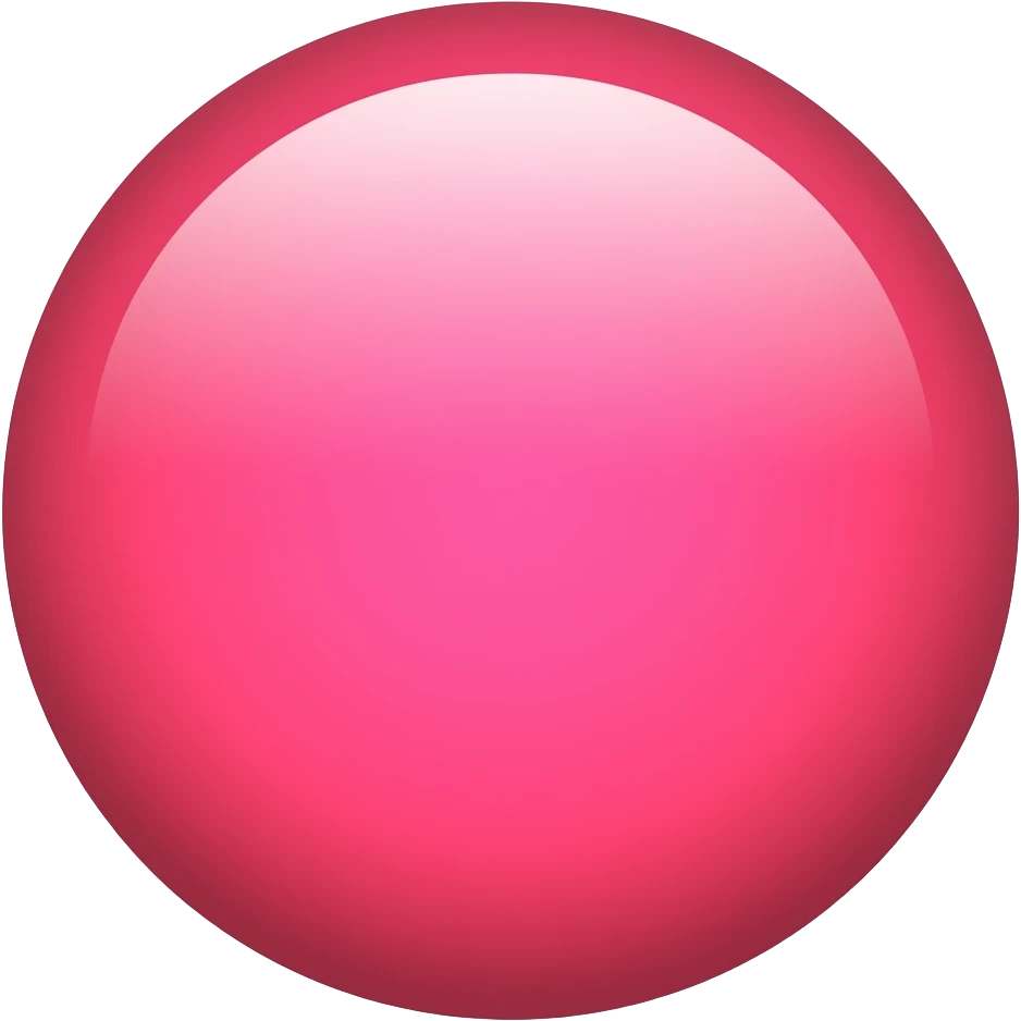 Pink and red o emoji