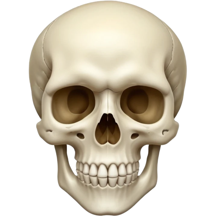 Skull face emoji
