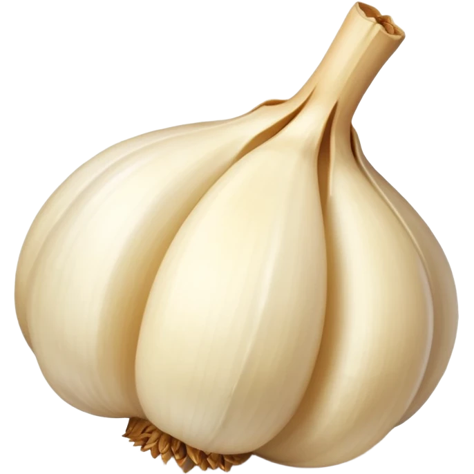 peeled garlic only one clove  emoji