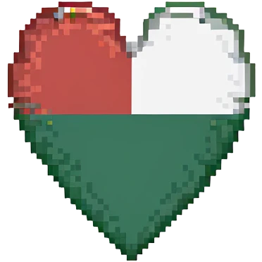 Belarus flag with heart emoji