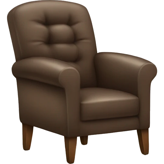 Bean in a chair emoji