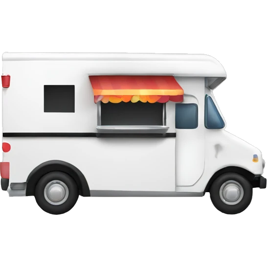  Side view food truck First Order Storm Trooper emoji