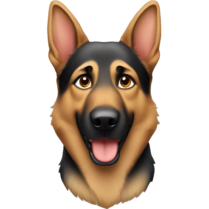 German shepherd dog emoji
