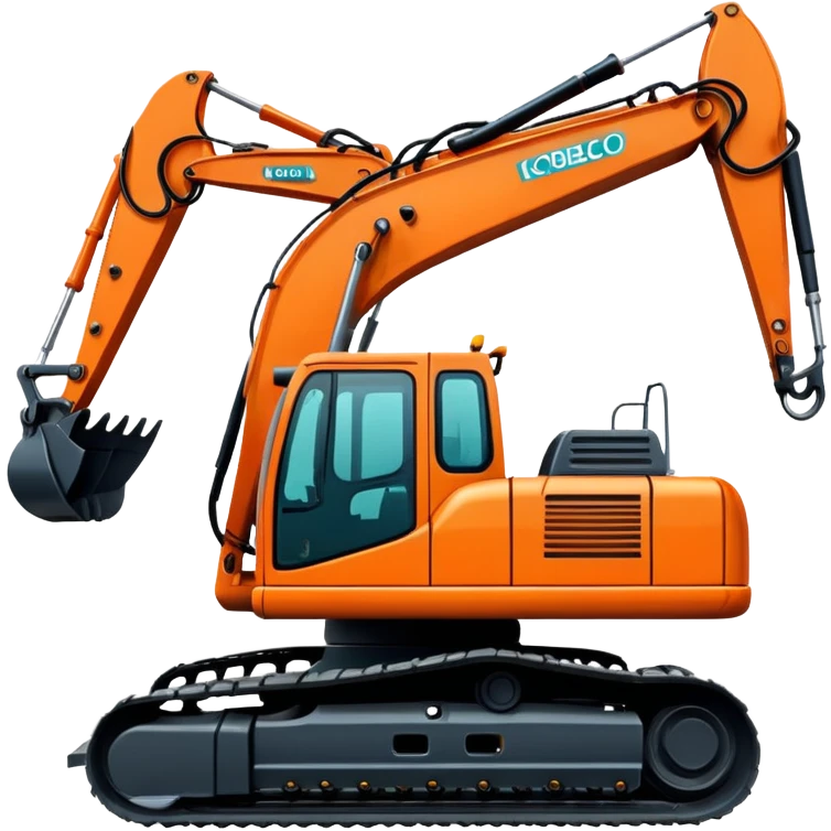 excavator kobelco emoji