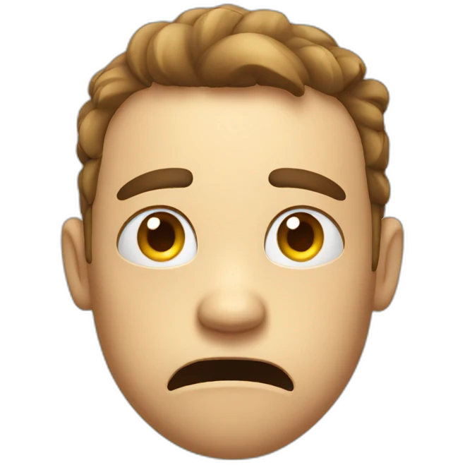 stress face emoji
