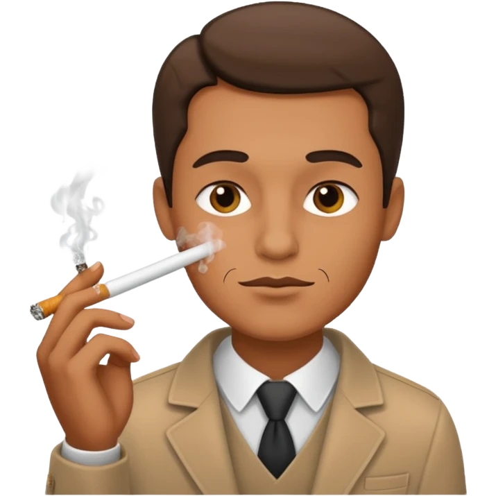 Guy smoking  emoji