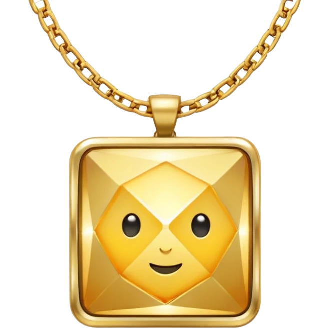 square necklace  emoji