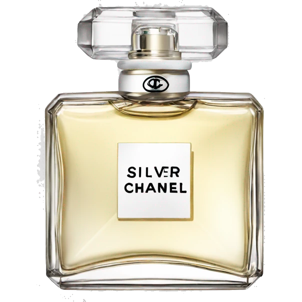 Perfume Chanel silver emoji