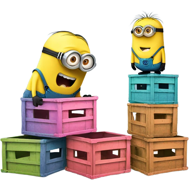 Minions with CRATES emoji