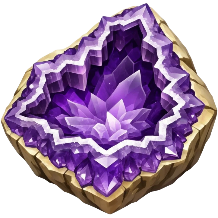 amethyst geode emoji