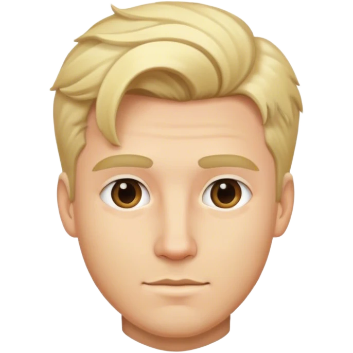 blonde male hairstyles emoji
