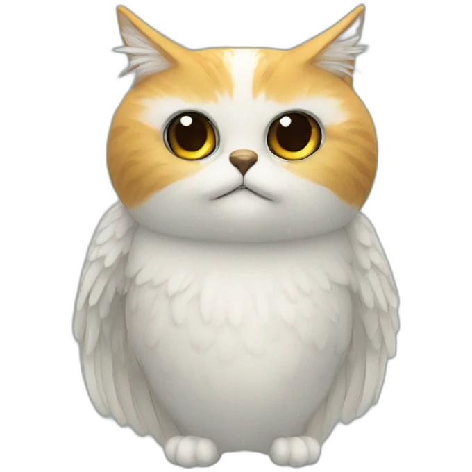 Chat avec des ailes emoji
