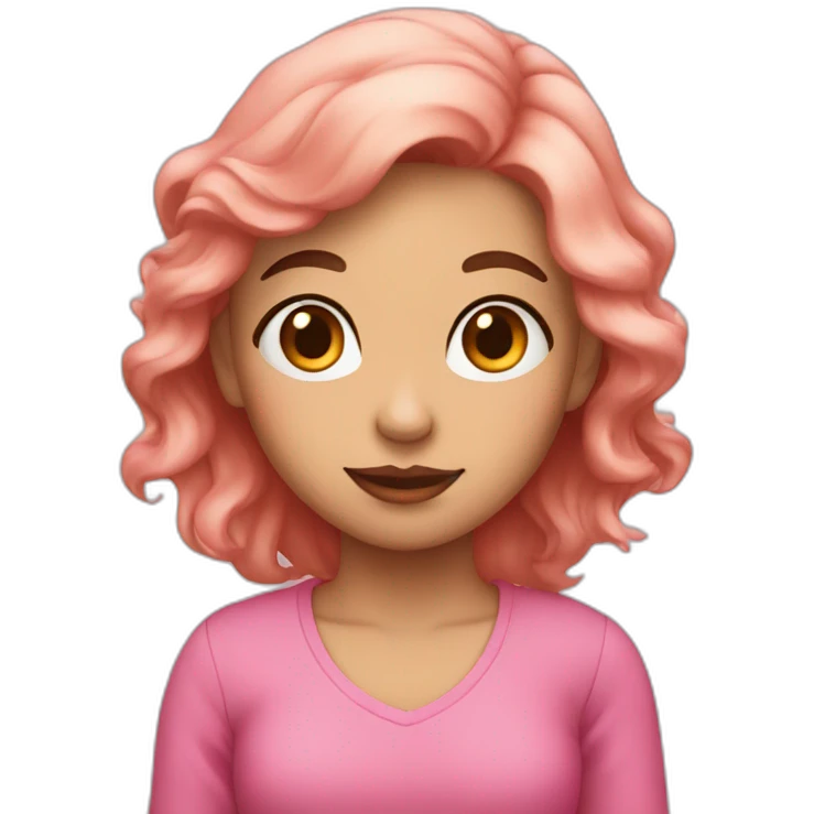 FILLE ROSE emoji