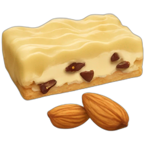 Turrón de Jijona con almendras y niel emoji