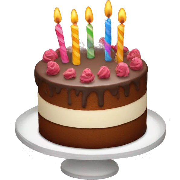 Birthday cake emoji