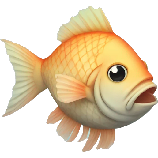 Fish with legs and a tutu emoji