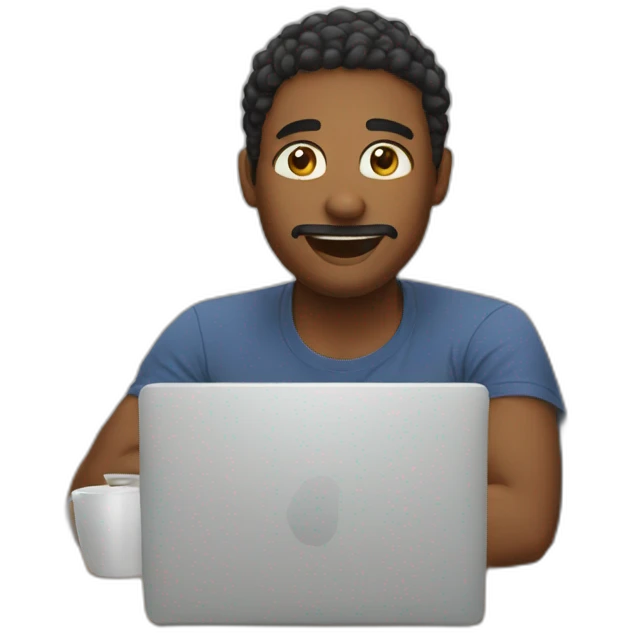Work at home emoji