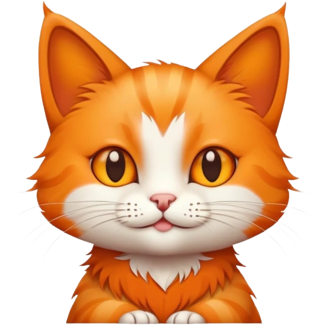 Cat saying I love you emoji