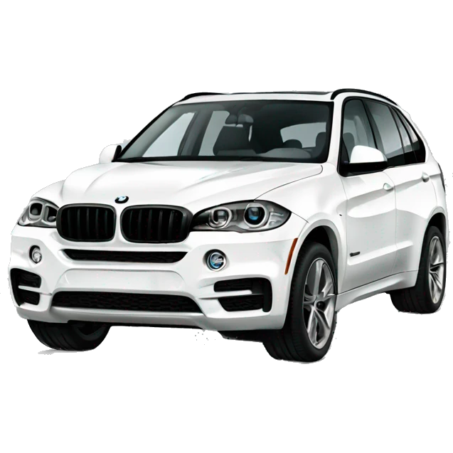 White BMW X5 emoji