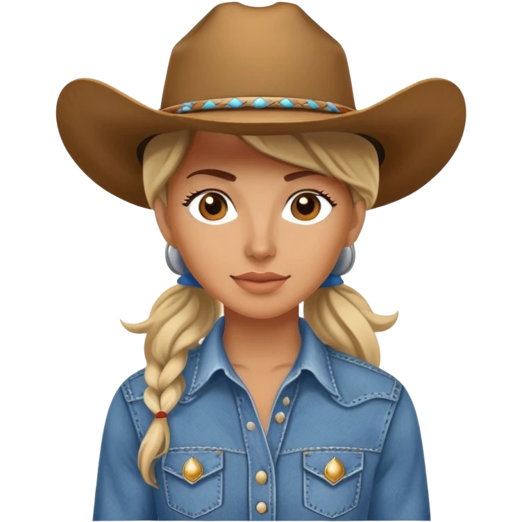 Cowgirl emoji