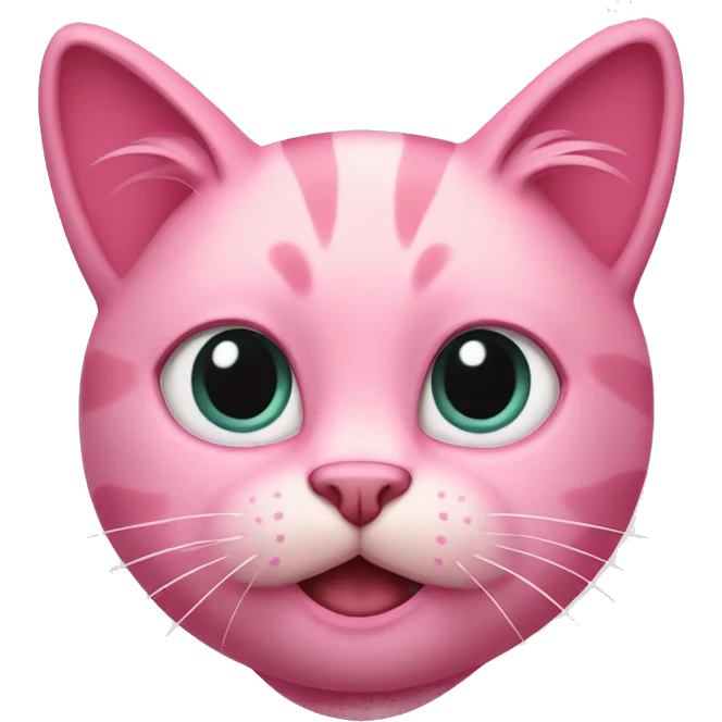 Purrrrrr pink cat emoji