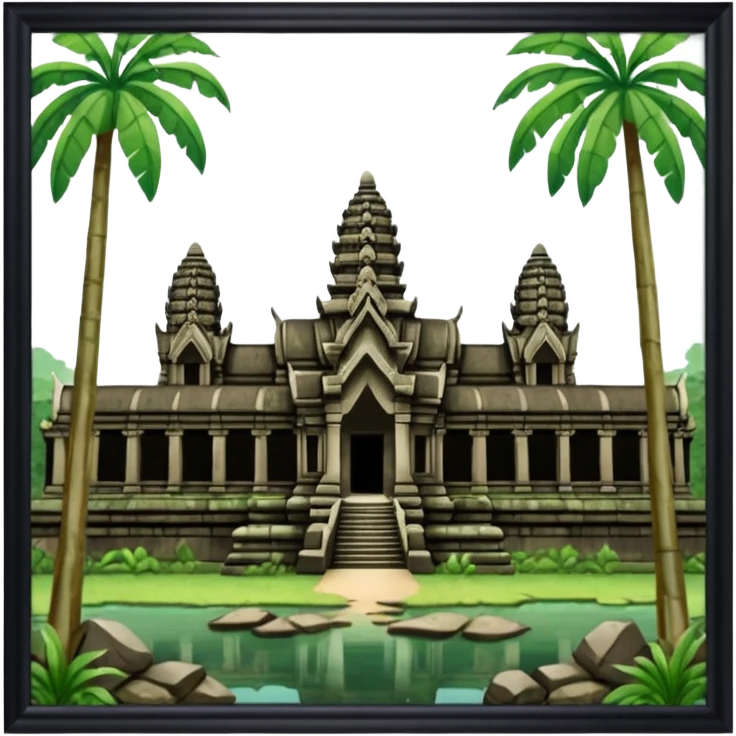ankor wat cambodia emoji