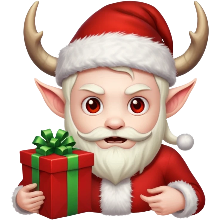 Demon ,Christmas ,horn emoji