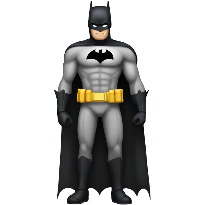 create a batman standing stoping you with his hand emoji