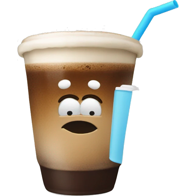 Cold coffee emoji