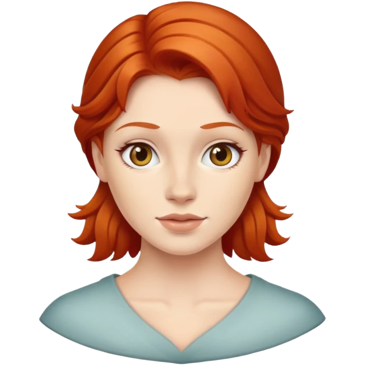 red head emoji