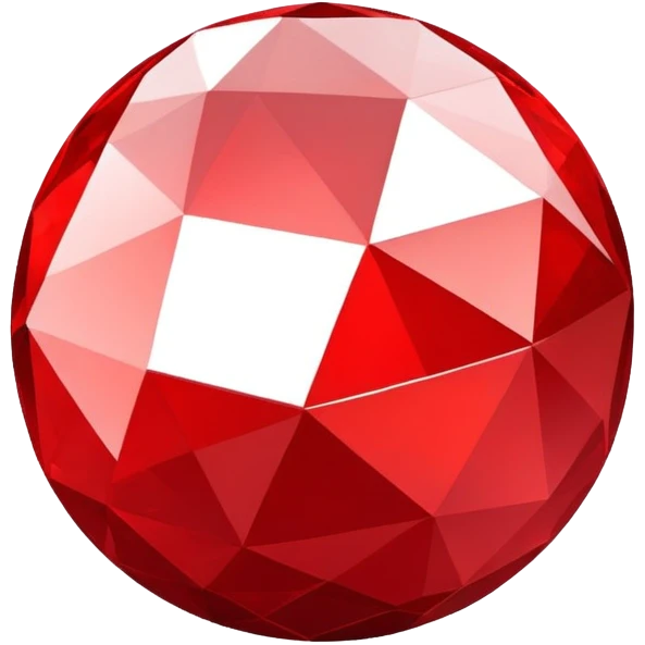 red disco ball emoji