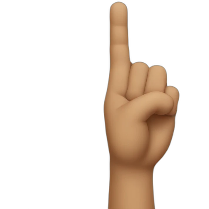 a salute hand emoji