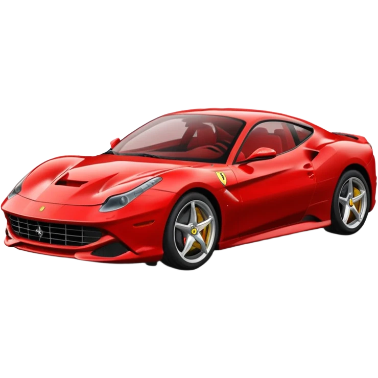 Cool red Ferrari car emoji